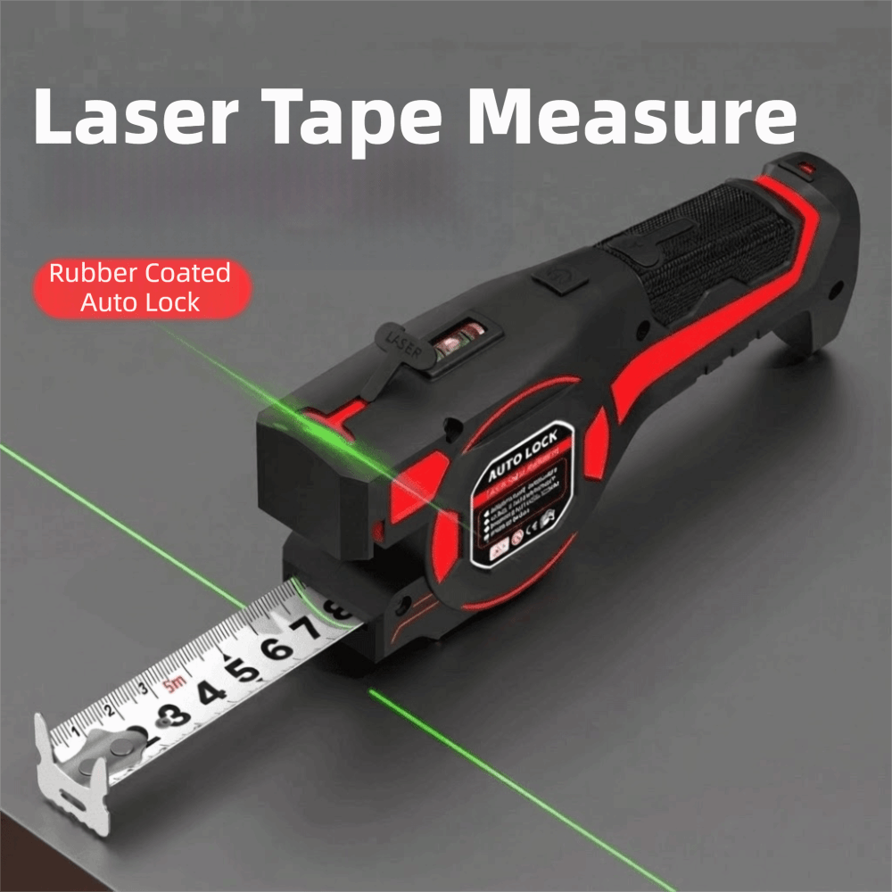 Industrial Laser Cleaner - 3-in-1 Laser-Messband Einziehbares Wiederaufladbares Digitales Messband