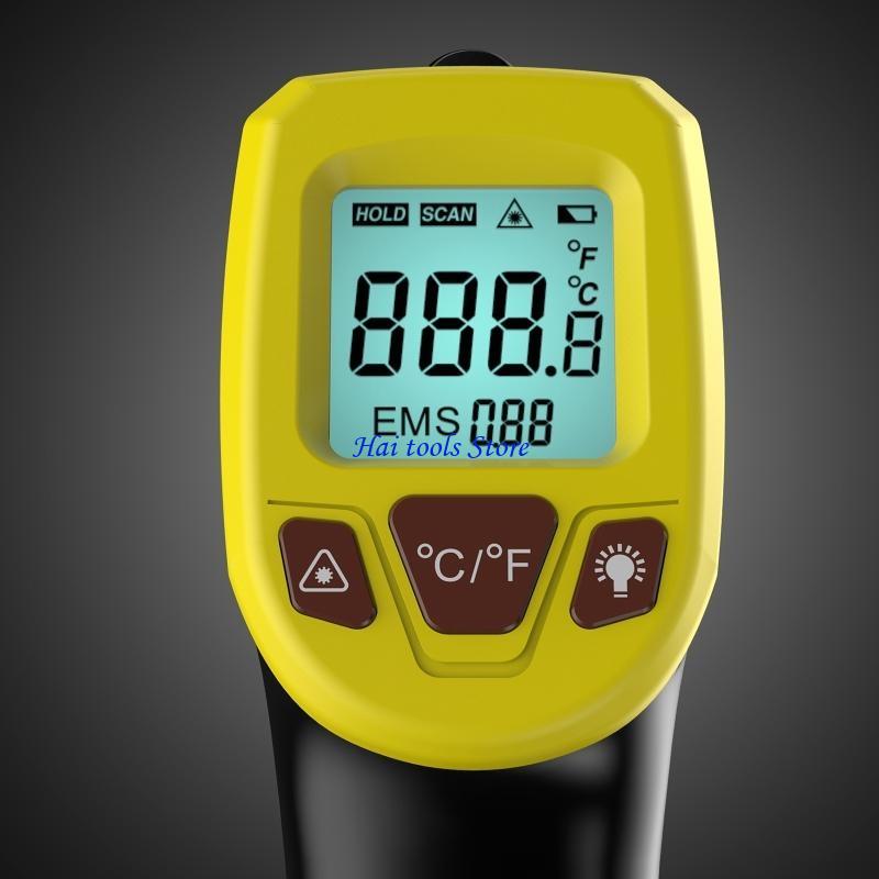 Industrial Laser Thermometer - X37E Berührungsloses Pyrometer GM320 Industrielles Infrarot-Thermometer