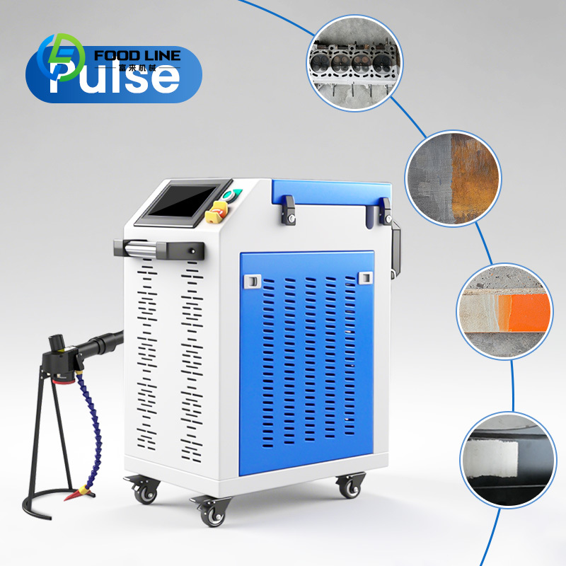 Industrial Laser Cleaner - Kundenspezifische Laser-Reinigungsmaschine 100W Öl- und Rostentfernung