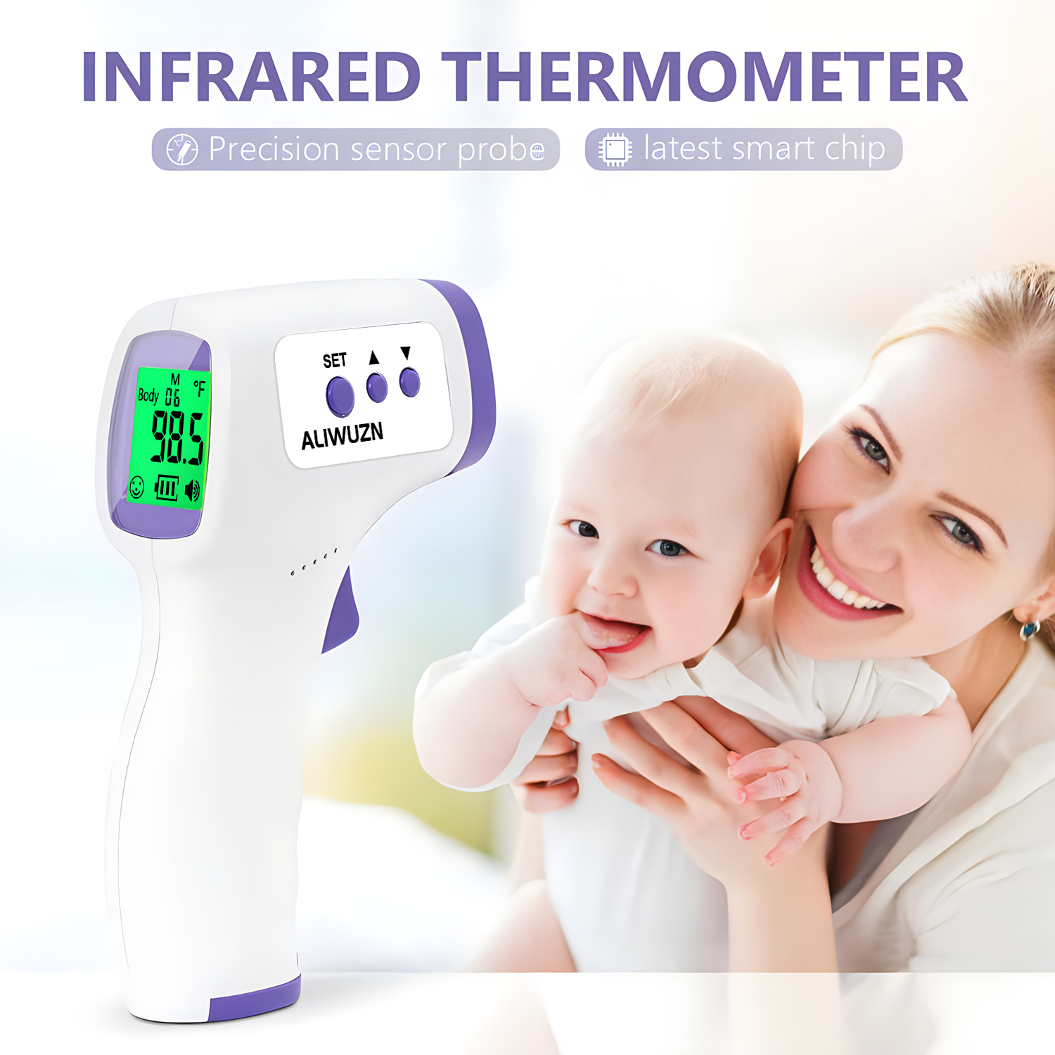 Medizinisches Fieber-Infrarot- – Industrial Laser Thermometer Bewertung und Preis