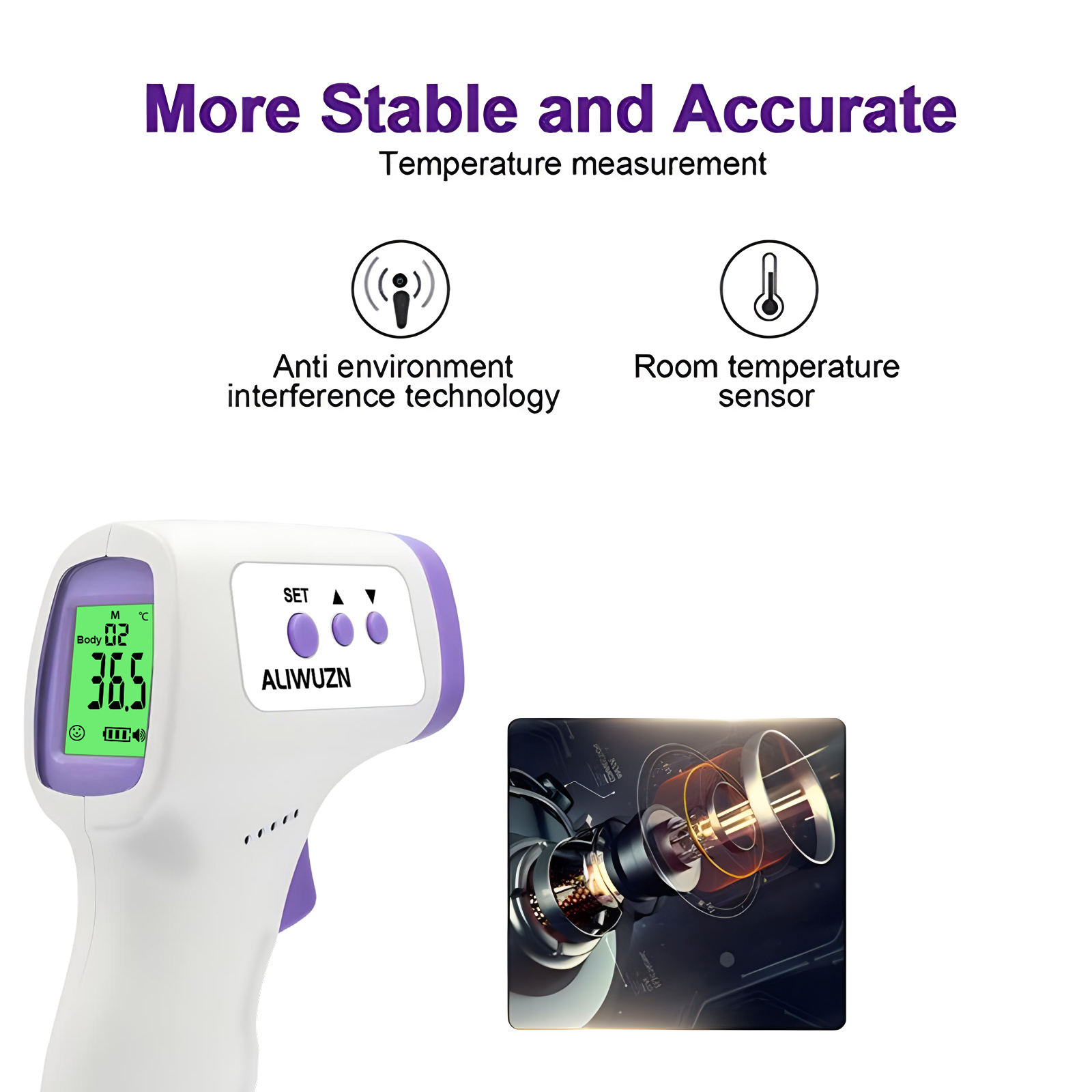 Medizinisches Fieber-Infrarot- – Industrial Laser Thermometer Bewertung und Preis