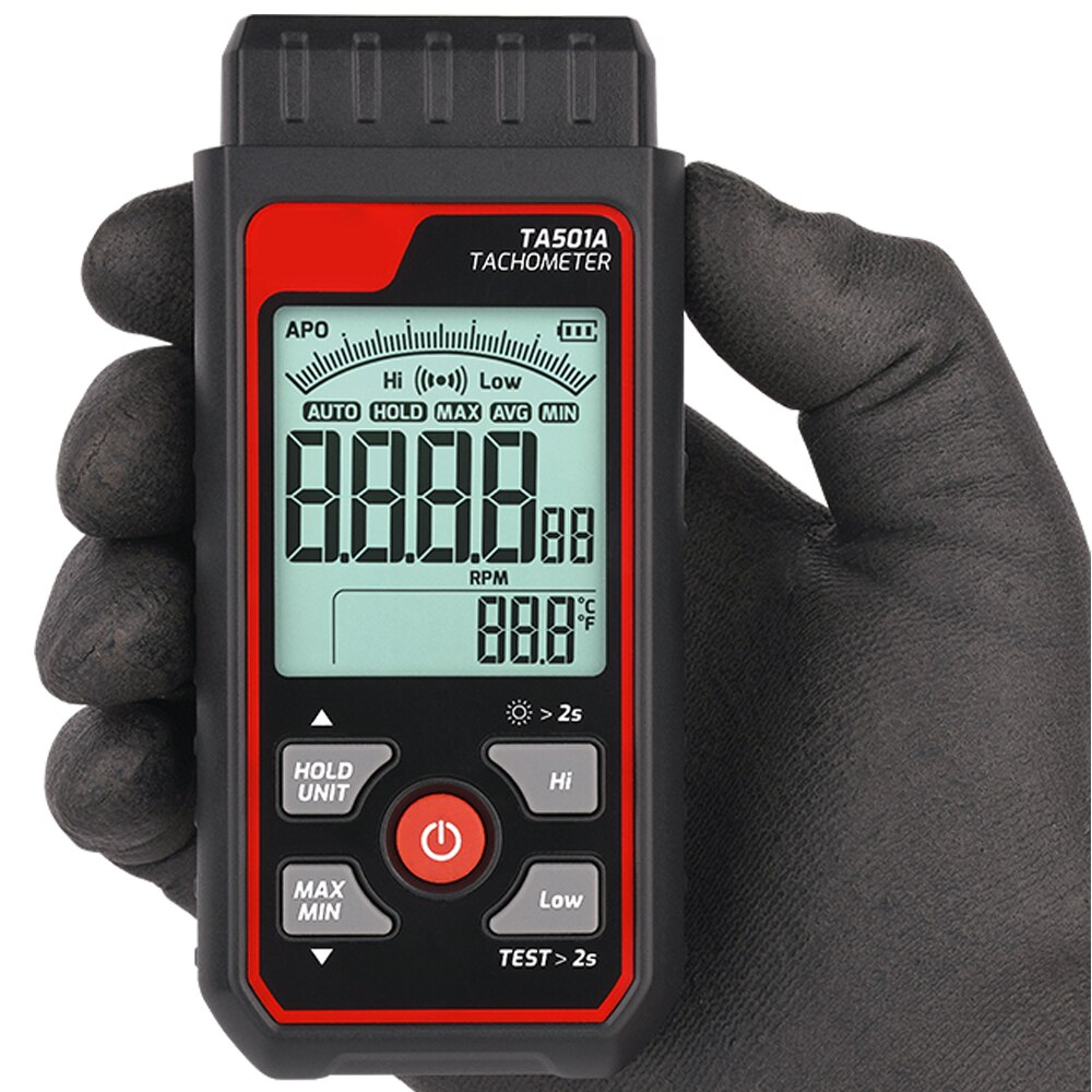 TA501A Laser-Drehzahlmesser bi – Industrial Laser Tachometer Bewertung und Preis