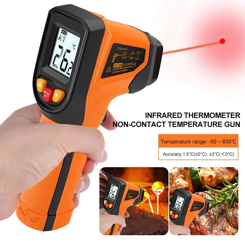 T400 T600 Digitales Infrarot-T – Industrial Laser Thermometer Gun Bewertung und Preis
