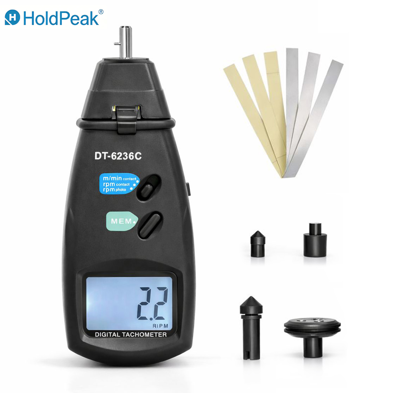 HoldPeak Kontakt- & Laser-Tach – Industrial Laser Tachometer Bewertung und Preis