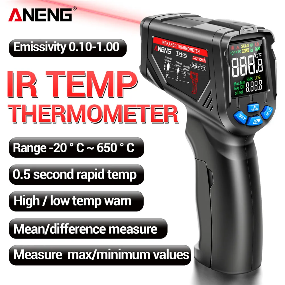Sensorpistolen-Temperaturmessg – Industrial Laser Thermometer Gun Bewertung und Preis